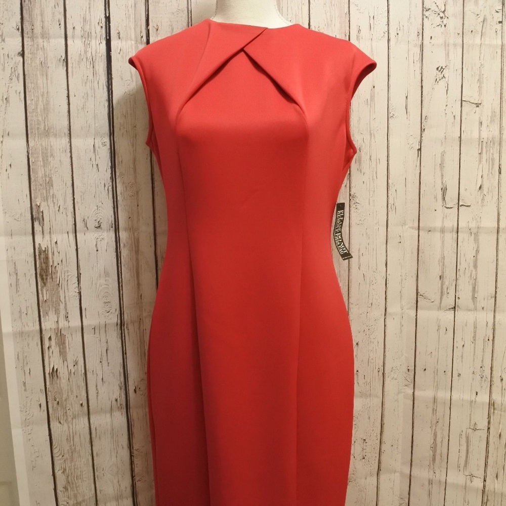 NWT NY&Co Sheath Dress with Neck detail
